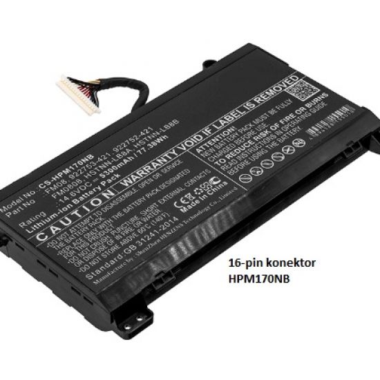HP TPN-Q195 baterija | HP Omen 17AN015NF baterija
